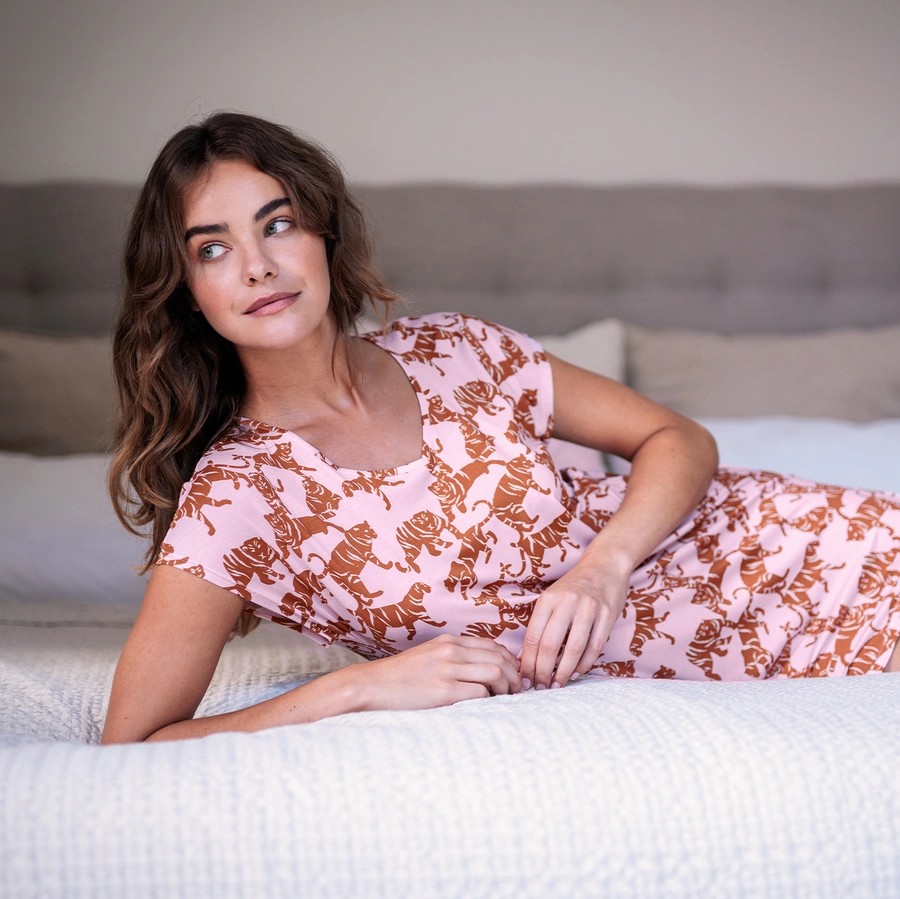 Stay Cool, Rose avec motifs, large