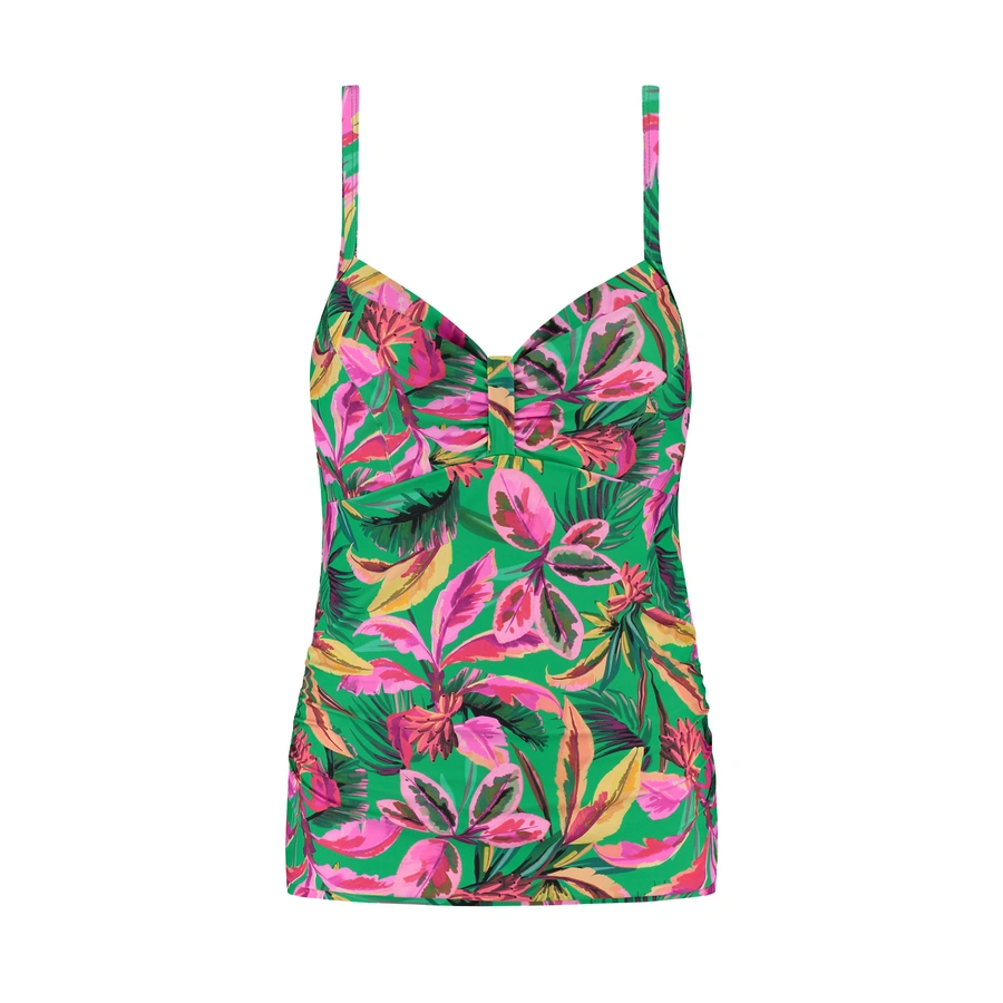 Floral Forest, Verde con motivo, large