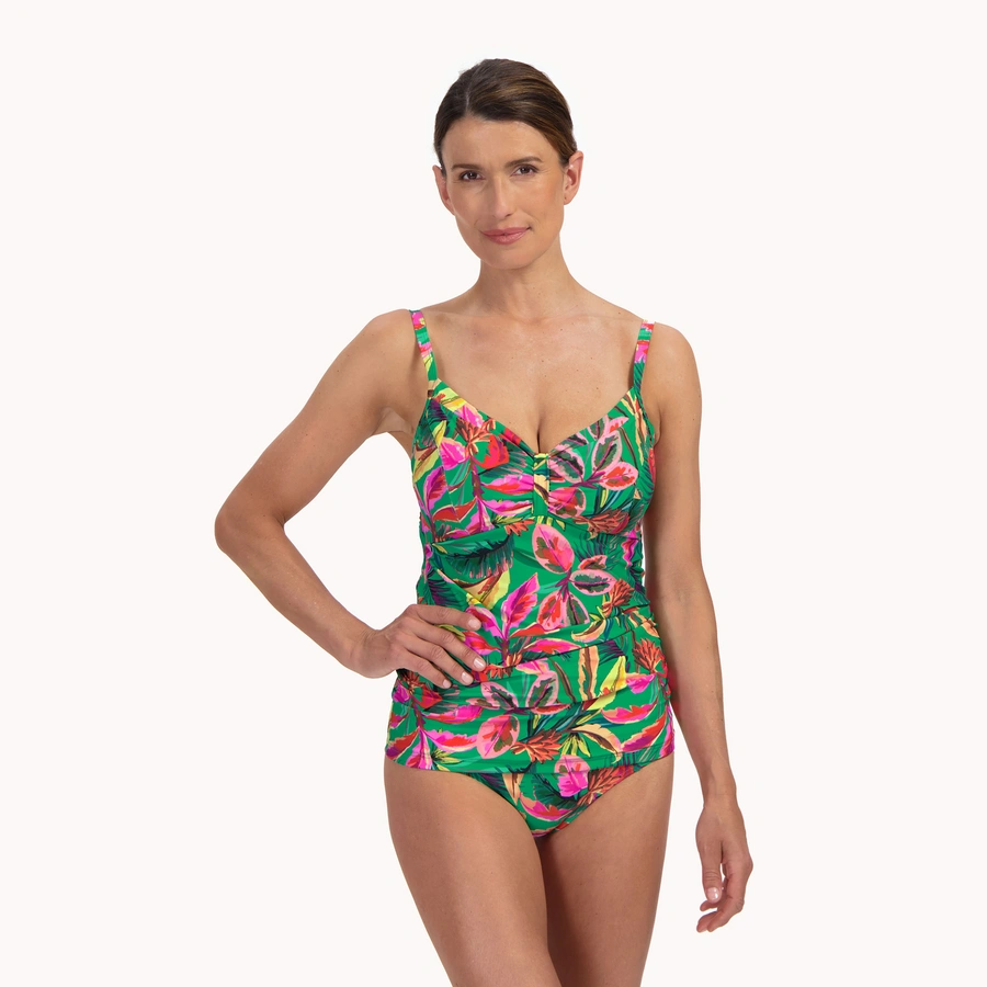 Floral Forest, Verde con motivo, large