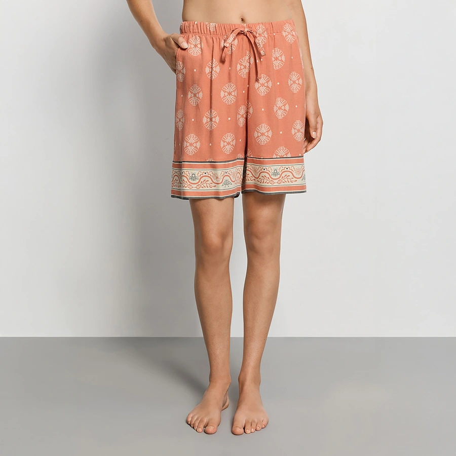 Urban Casuals, Orange avec motifs, large