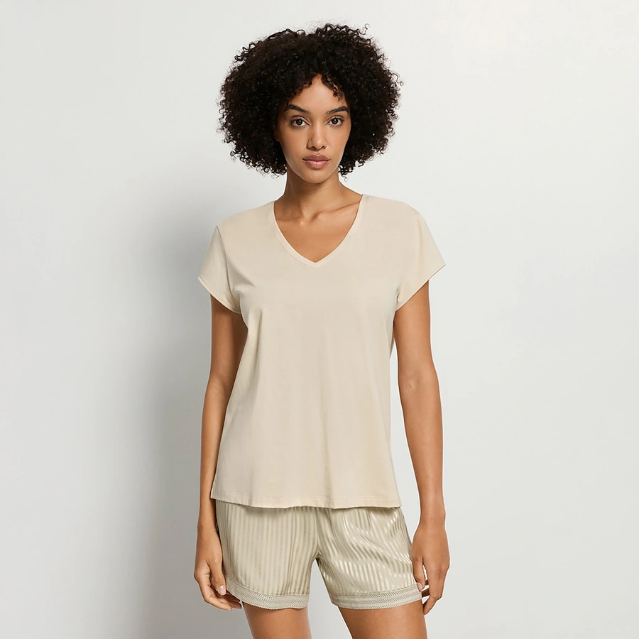 Natural Shirt, Beige, large