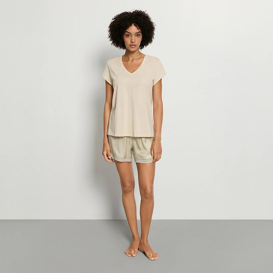 Natural Shirt, Beige, large