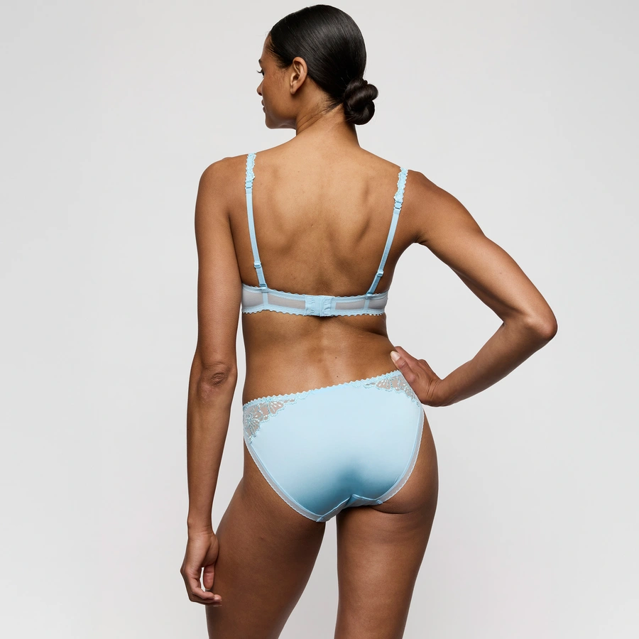 Jane, Bleu ciel avec motifs, large