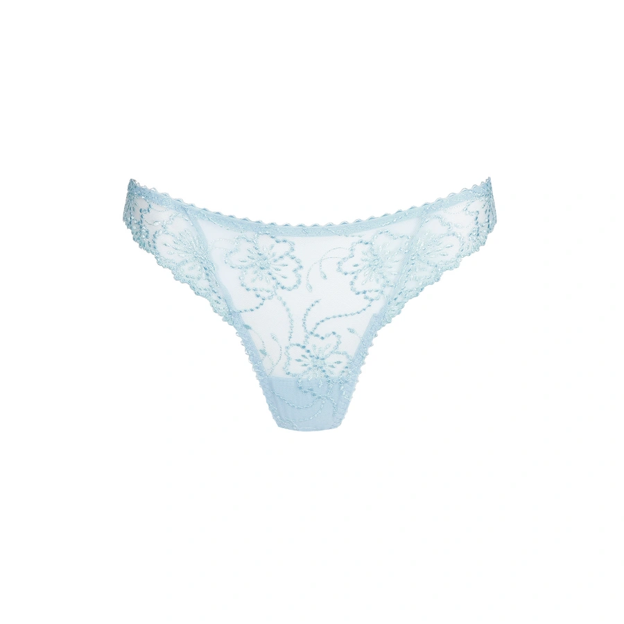 Jane, Bleu ciel avec motifs, large