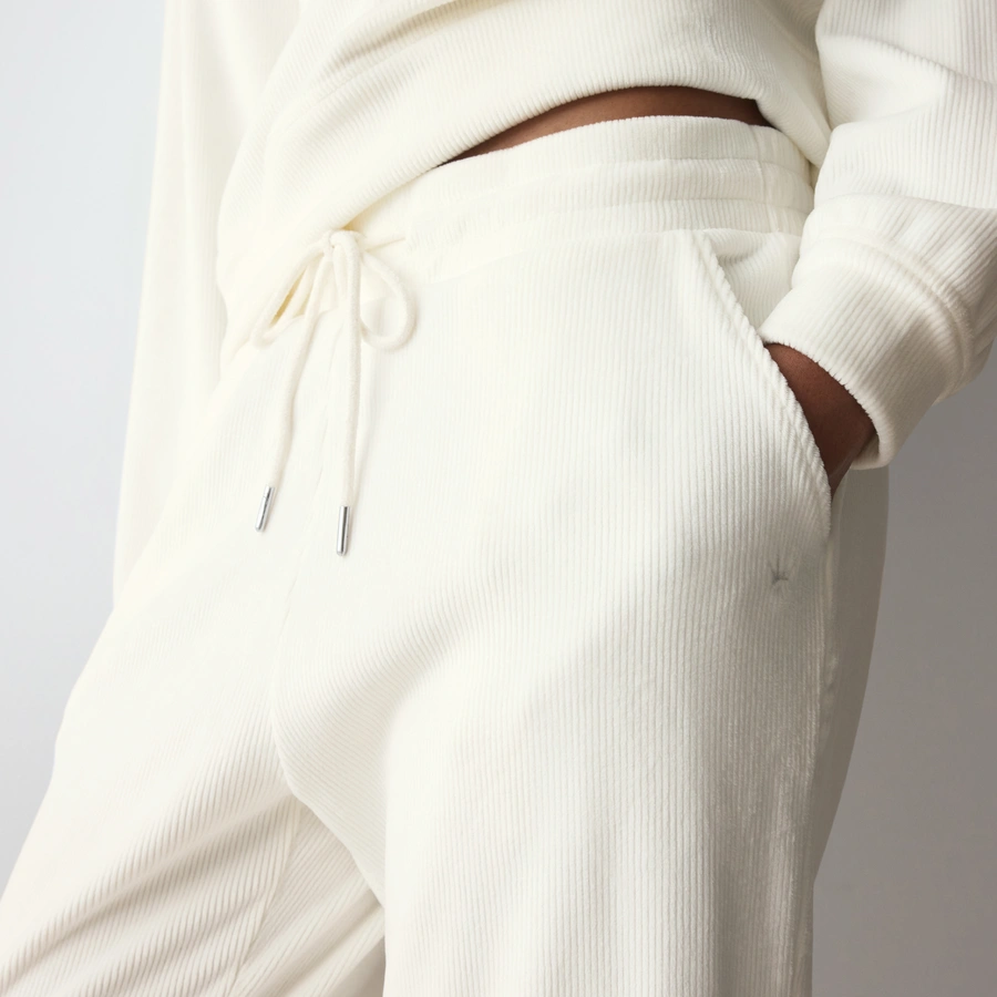 Velour Rib, Weiss, large