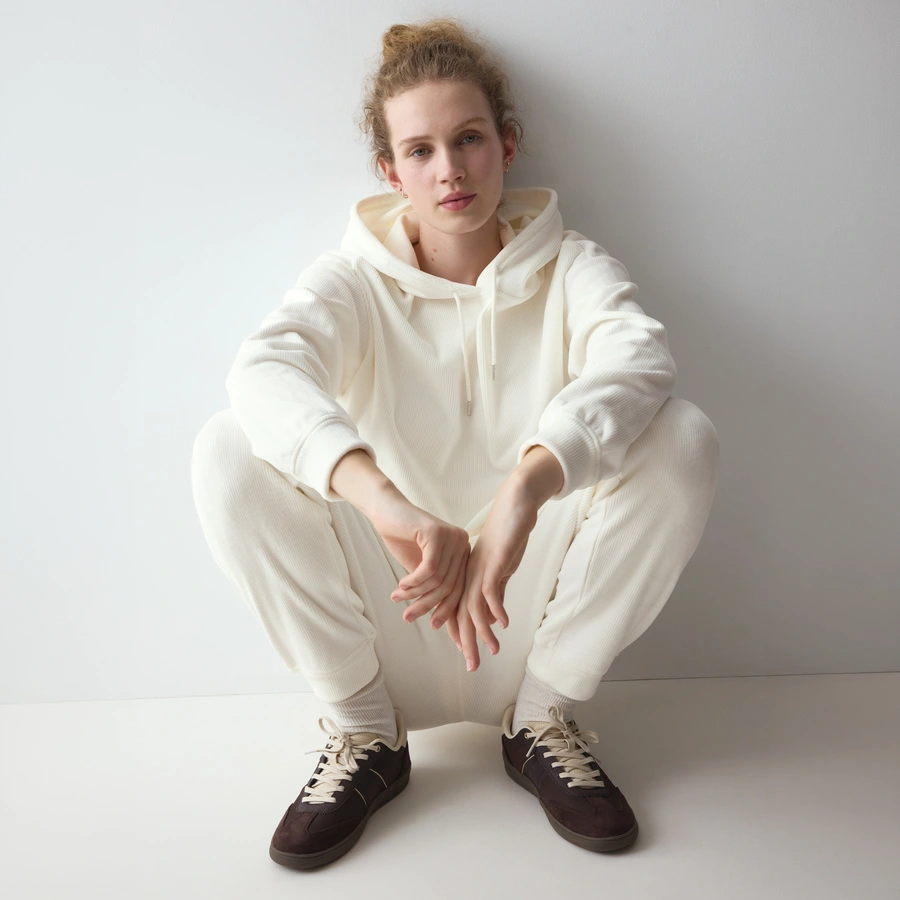 Velour Rib, Weiss, large