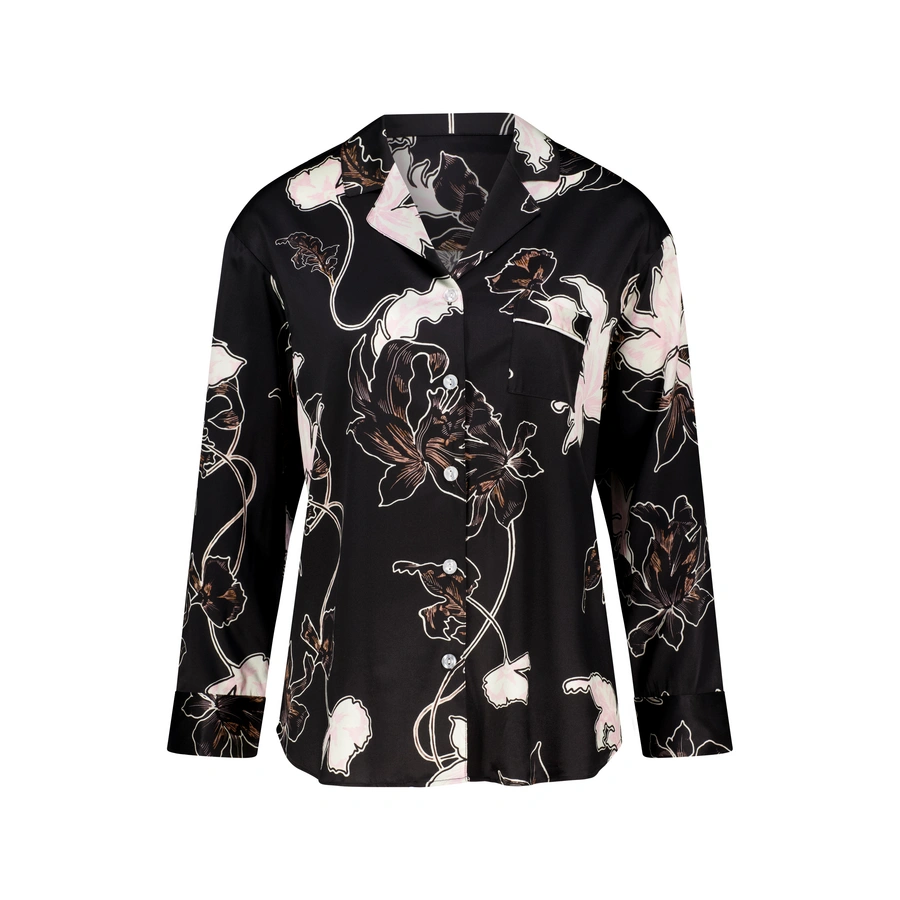 Daysha, Noir avec motif, large