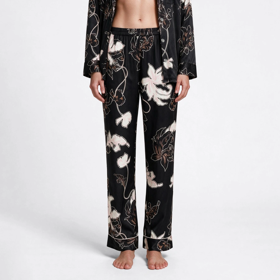 Daysha, Noir avec motif, large