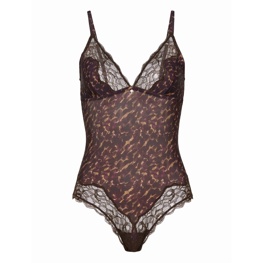 Opulent, Noir avec motif, large