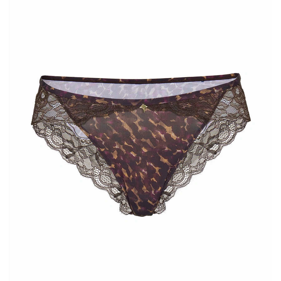 Opulent, Noir avec motif, large