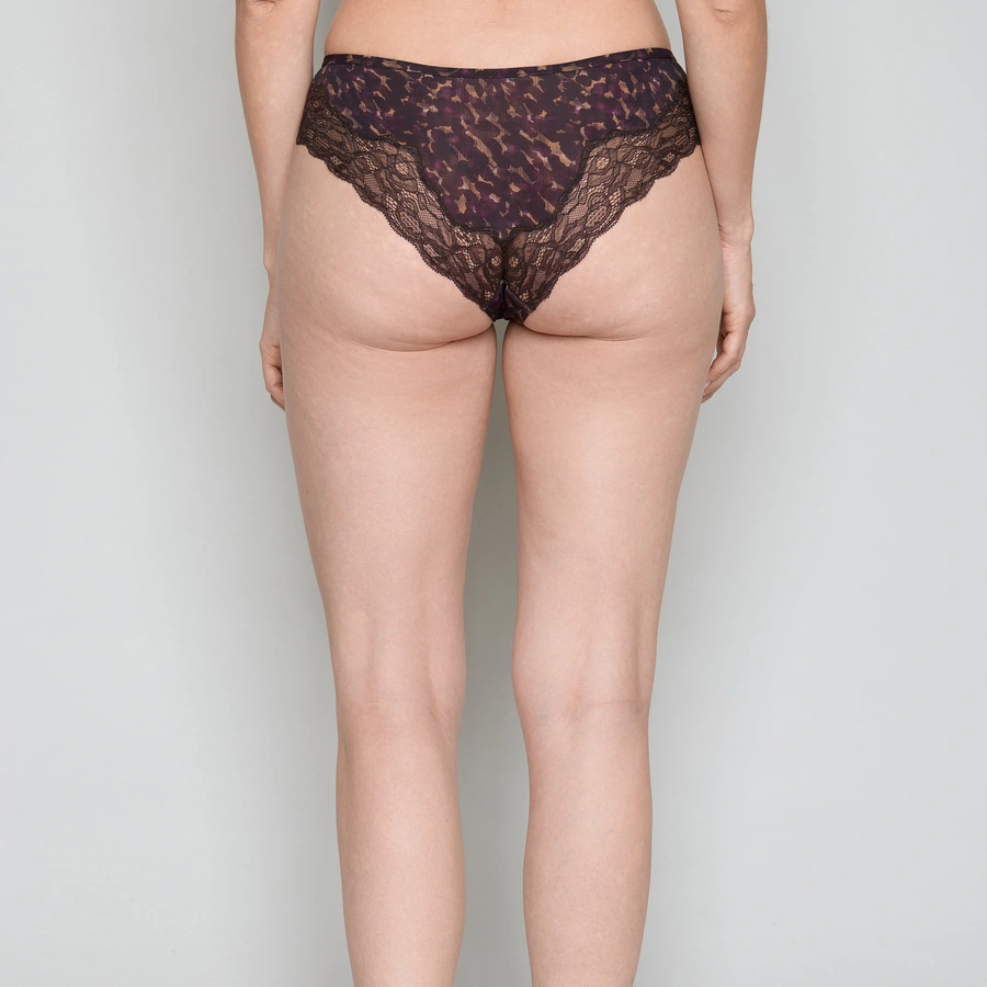 Opulent, Noir avec motif, large