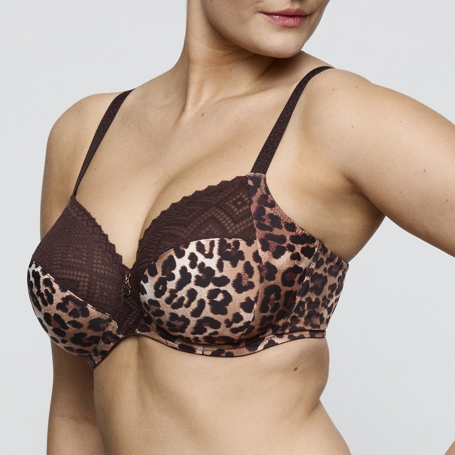 Giganni, Marron avec motifs, large